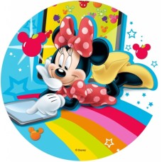 72042 Disc vafa fara zahar din amidon Minnie Mouse D 18.5 cm Modecor